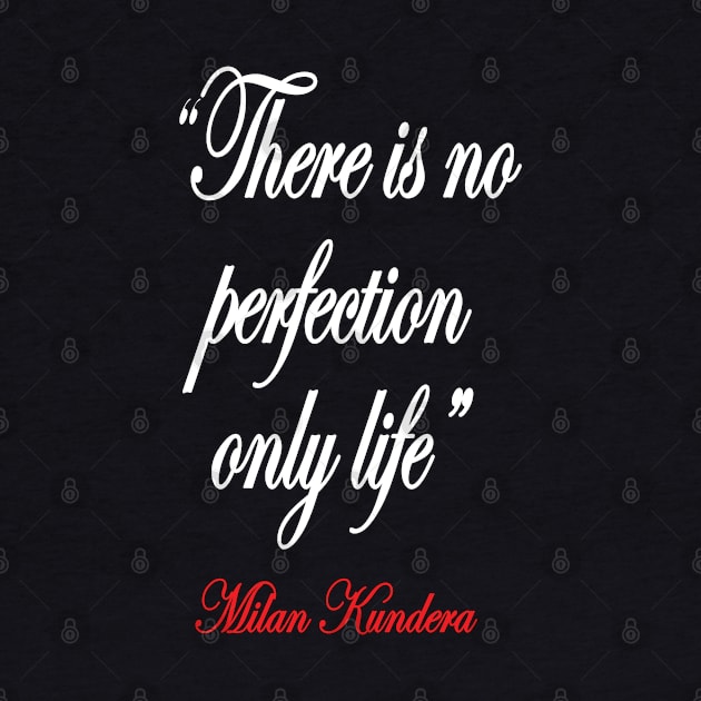 there is no perfection milan kundera by chakibium by chakibium